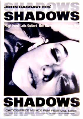 Theatrical poster for John Cassavetes' Shadows (1959).