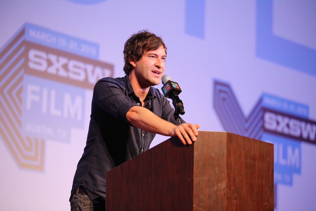 attends the Mark Duplass Keynote during the 2015 SXSW Music, Film + Interactive Festival at Austin Convention Center on March 15, 2015 in Austin, Texas.