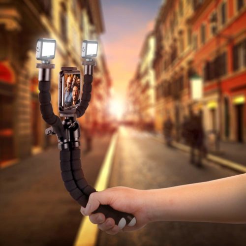 UBeesize Flexible Smartphone Video Tripod for Filmmaking Recording Vlogging with Bluetooth Remote Shutter