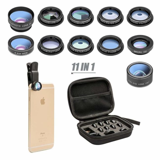 MOCALACA 11 in 1 smartphone lens kit best iphone lens kits