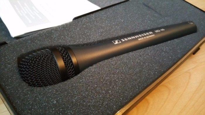 Sennheiser MD 46 handheld interview mic