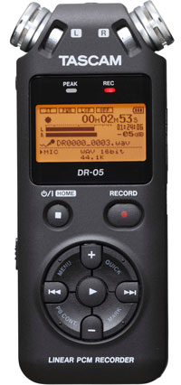 best portable audio recorders tascam dr 5