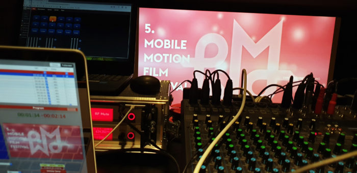 mobile motion film festival projecting smartphone films