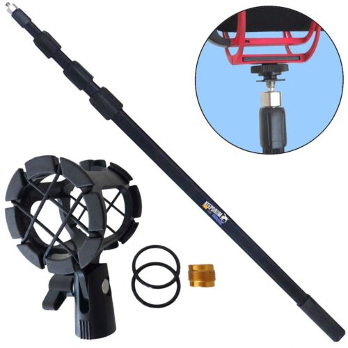 entry level boom pole and shock mount