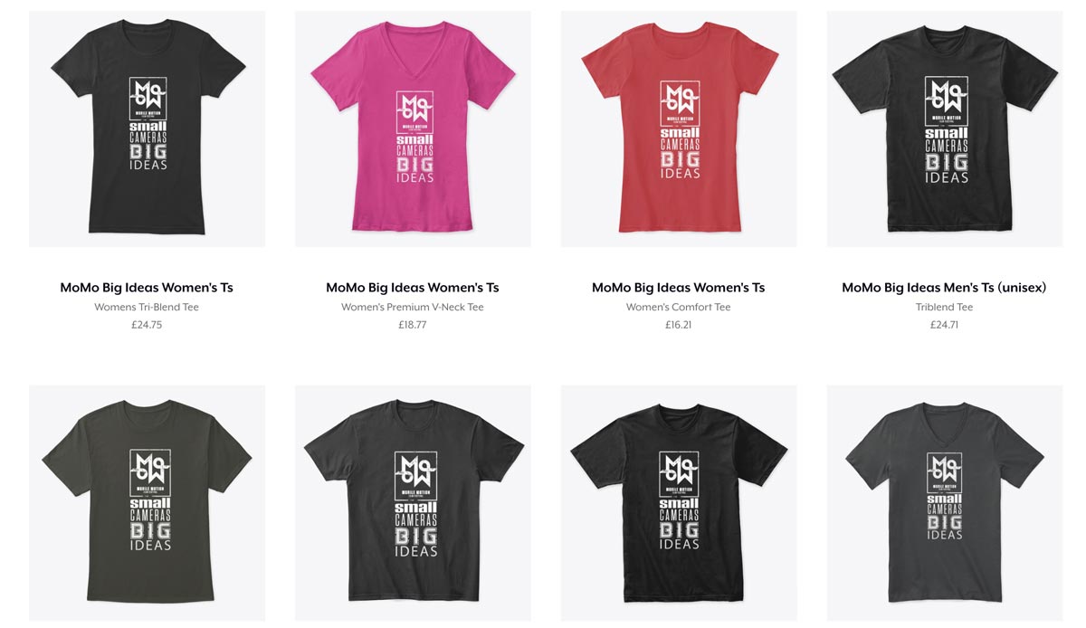 New MoMo T-Shirt Designs!