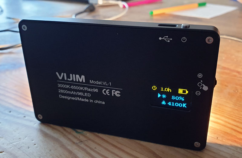 affordable small LED lights VIJIM VL-1