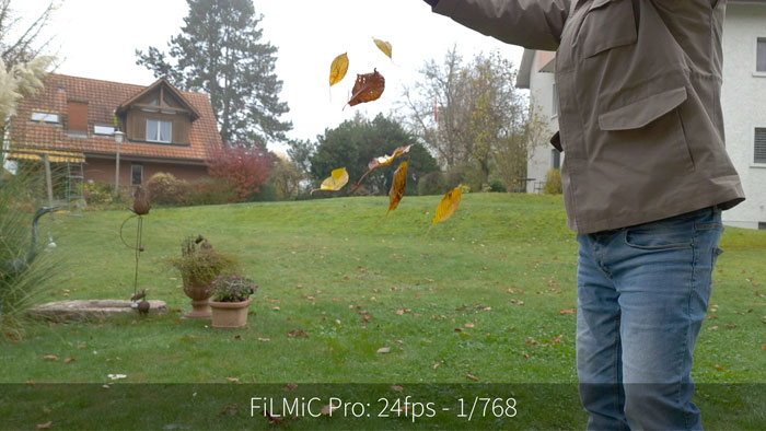 filmic pro 180 degree rule motion blur