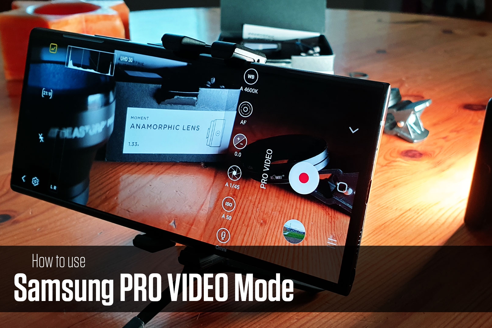 how to use Pro Video mode