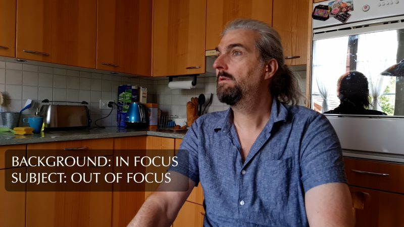 setting focus on a smartphone