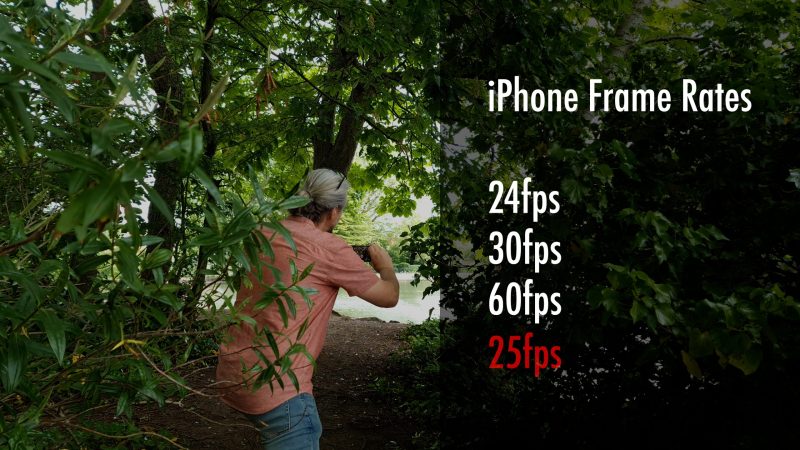 iphone video frame rate