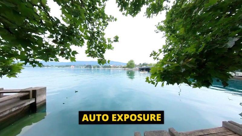 Auto exposure overexposed