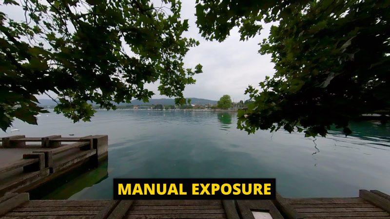 Insta360 manual exposure