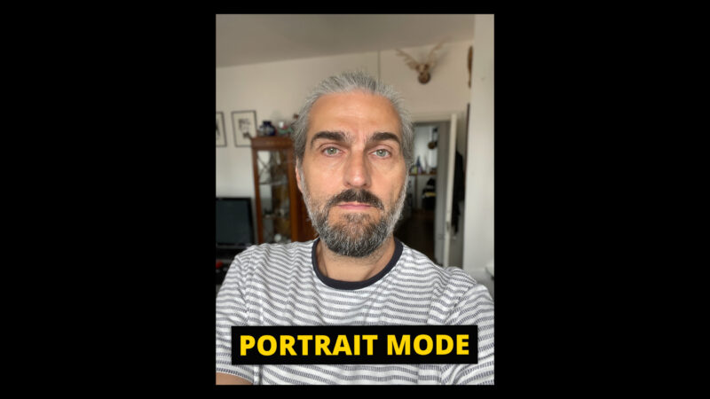 iphone how to portrait mode