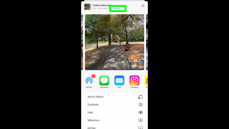best quality iphone video settings