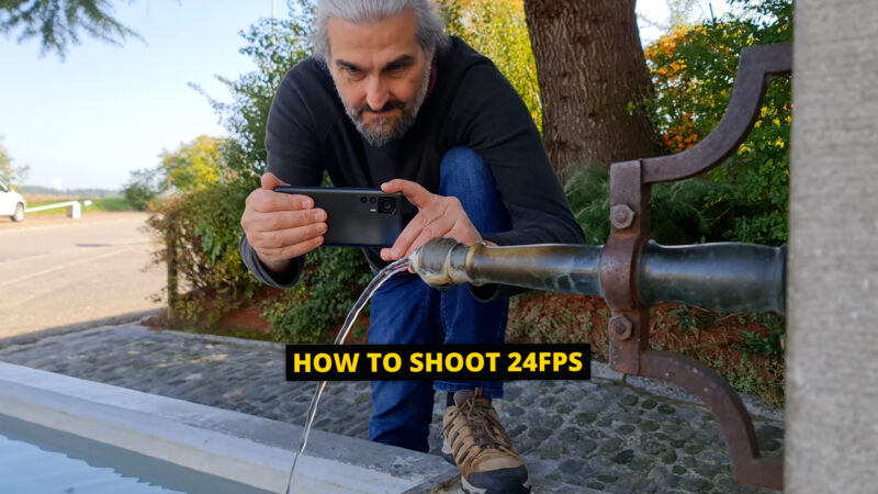 Xiaomi how to shoot 24fps video