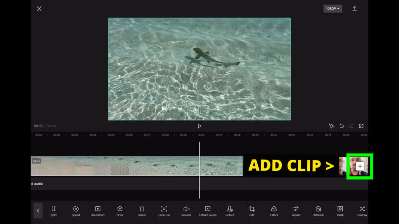 Black box covering every frame in a capcut template, can't figure